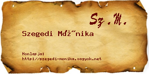 Szegedi Mónika névjegykártya